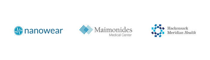 Nanowear Maimonides Medical Center Hackensack Meridian Health logos 1
