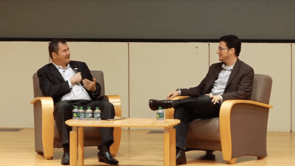 Bernhard Kappe, CEO of Orthogonal talking with Eric Ries, author of The Lean Startup