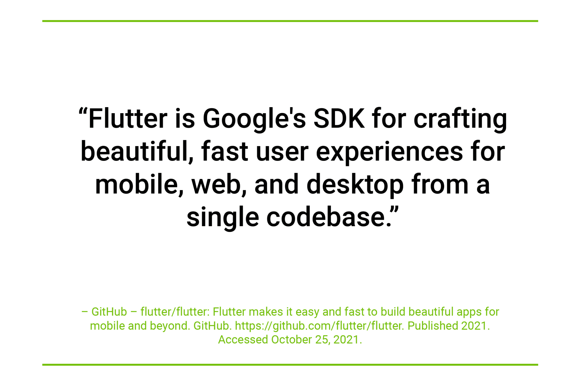 google quote flutter development orthogonal