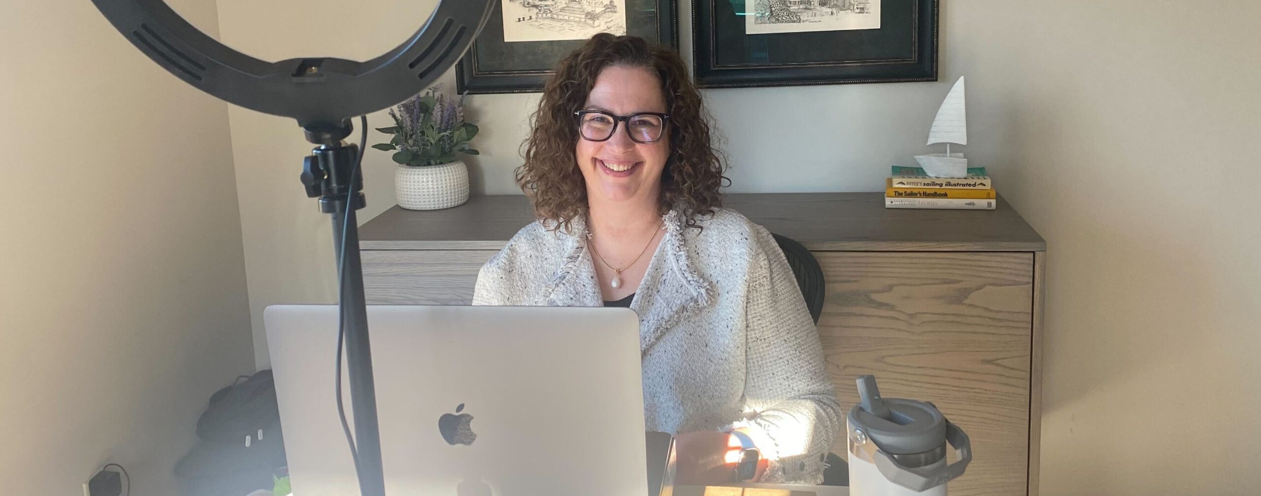 Megan Graham at work